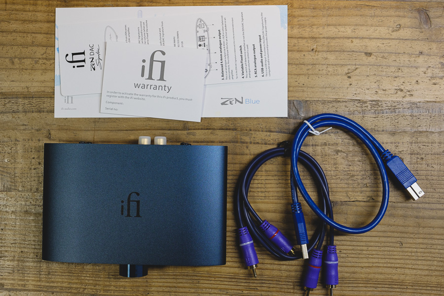 スノーブルー ifi audio ZEN One Signature バランスケーブル付属