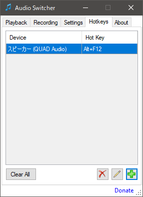 Audio Switcher を使えばホットキーで音声出力先を簡単切替 Windows10 Fuji X がある生活