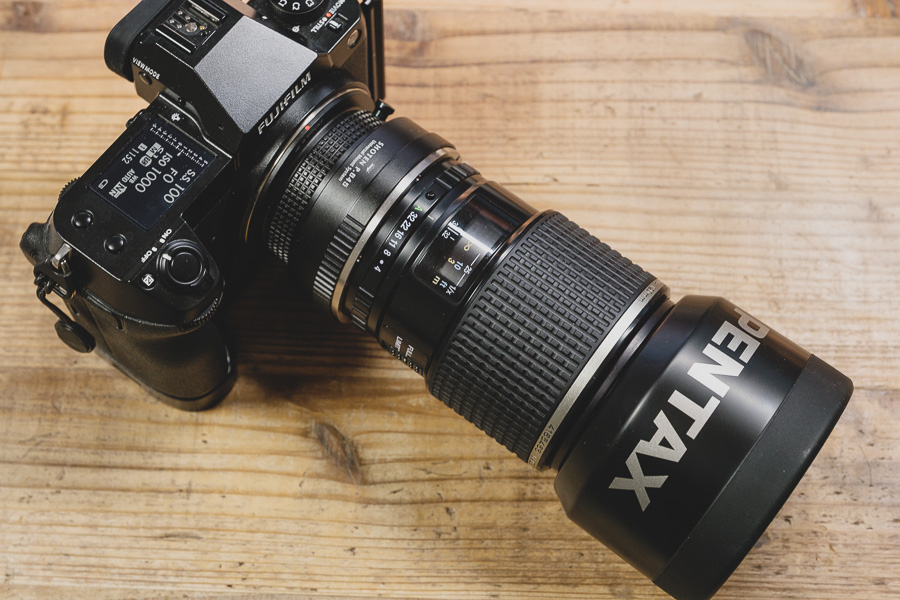 PENTAX FA 645 MACRO 120mm F4 + GFXアダプター 安く気軽に近くに。GFX用に“PENTAX-FA645 MACRO 120mm F4”を購入